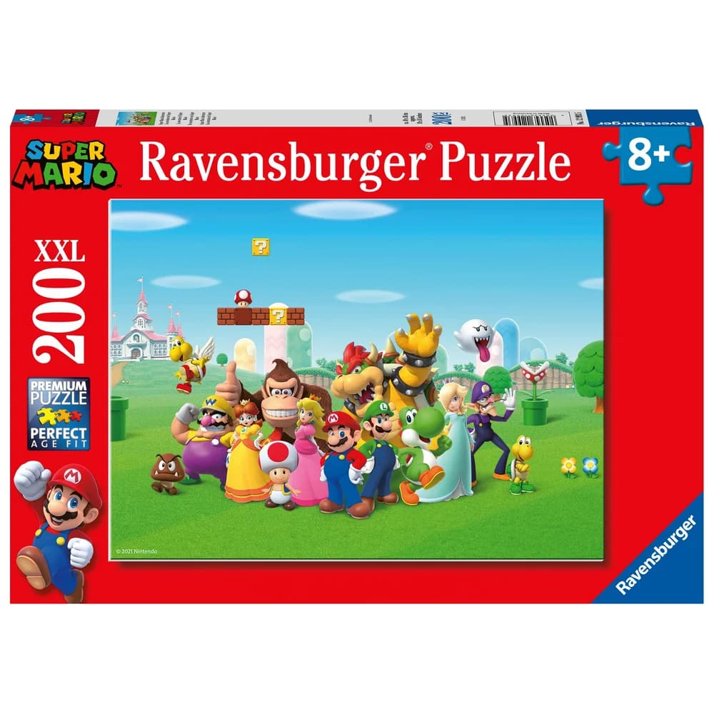 Ravensburger Puzzle Super Mario Abenteuer - Puzzle - 200 Teile, Puzzleteile