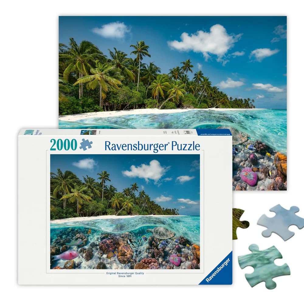 Ravensburger Puzzle - Ein Tauchgang auf den Malediven, 2000 Teile