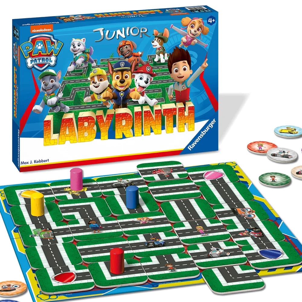 Ravensburger Spiel 207992 Paw Patrol Junior Labyrinth Schiebespiel bunt
