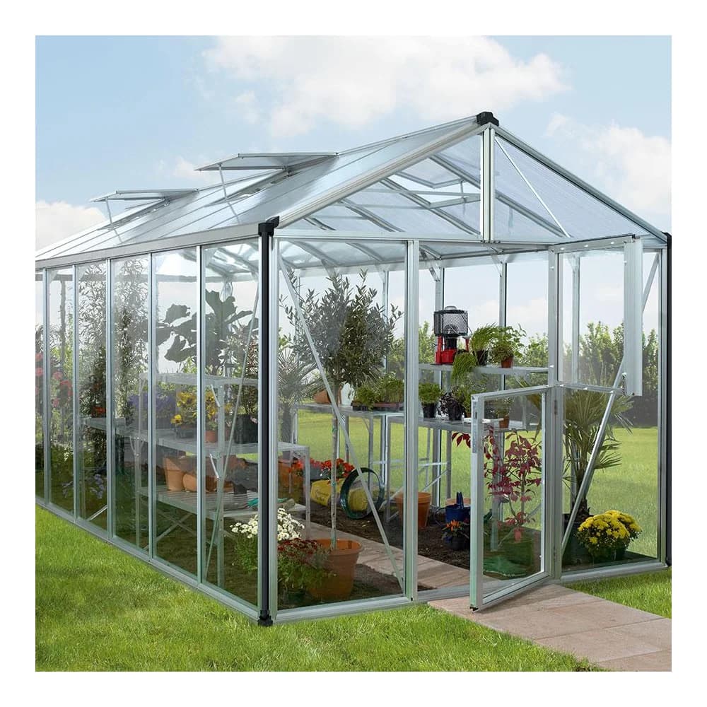 Vitavia Gewächshaus "Zeus 13800",aluminium eloxiert,13,8 m2