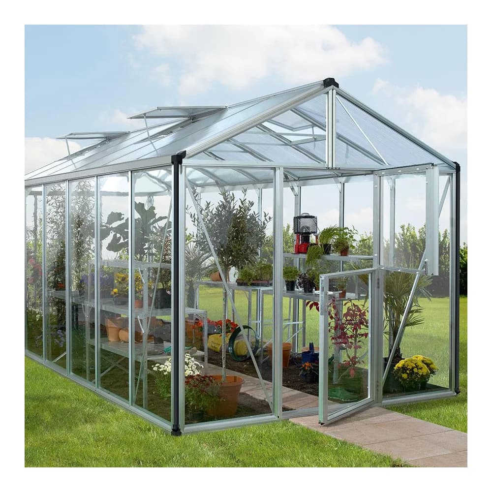 Vitavia Gewächshaus "Zeus 11900",aluminium eloxiert,11,9 m2