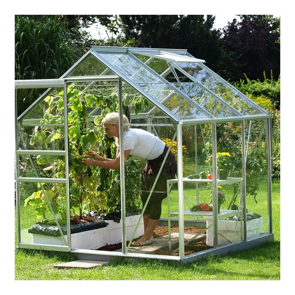 Vitavia Gewächshaus "Venus 3800",aluminium eloxiert,3,8 m2