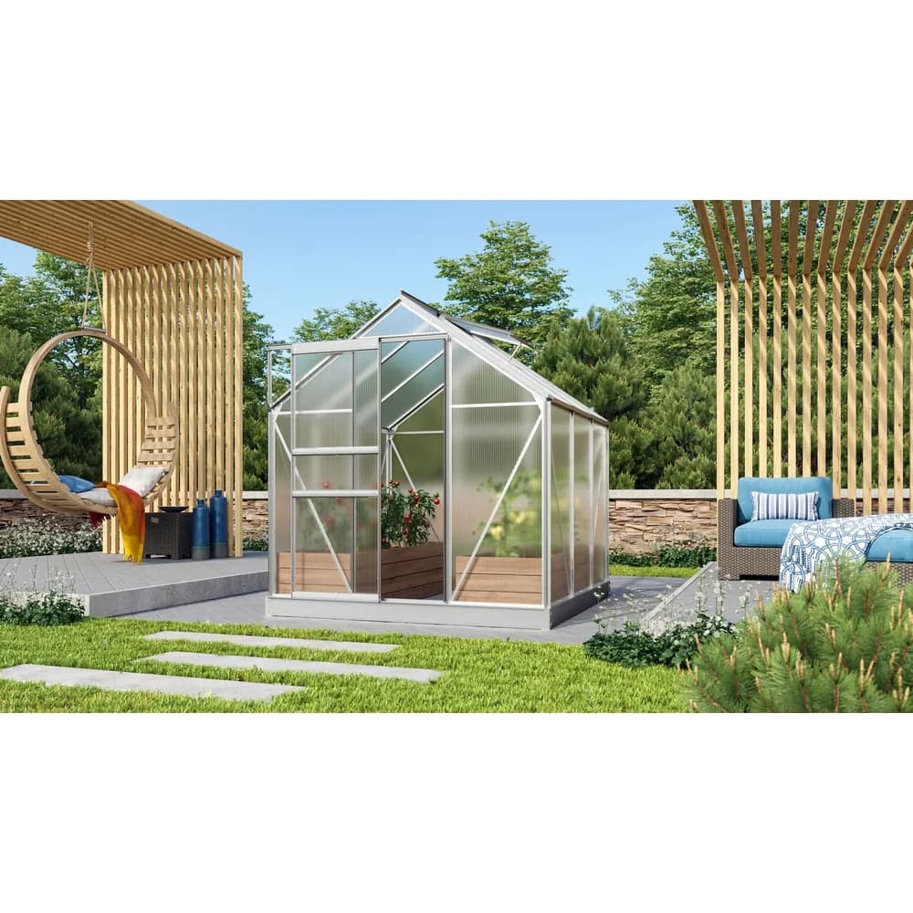 Vitavia Gewächshaus "Venus 3800",aluminium eloxiert,3,8 m2