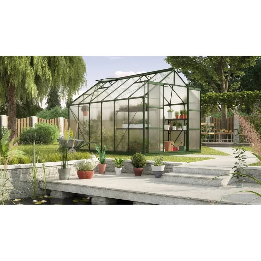 Vitavia Gewächshaus "Uranus 9900",smaragd grün,9,9 m2