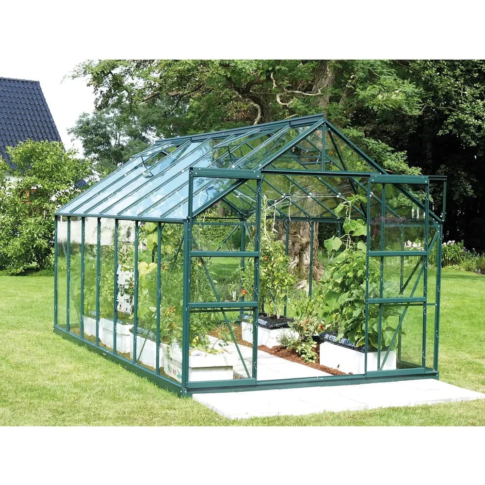 Vitavia Gewächshaus "Uranus 11500",smaragd grün,11,5 m2