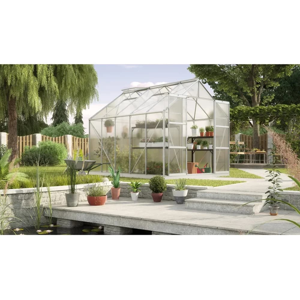 Vitavia Gewächshaus "Uranus 8300",aluminium eloxiert,8,3 m2