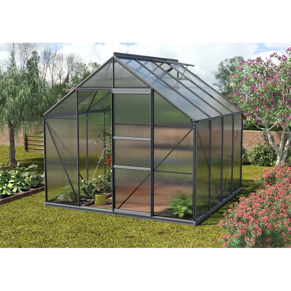 Vitavia Gewächshaus "Merkur 6700",schwarz,6,7 m2