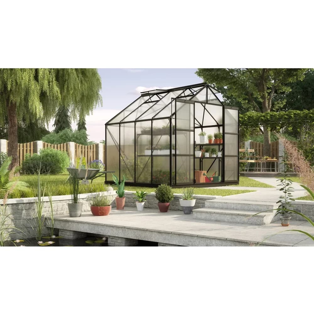 Vitavia Gewächshaus "Uranus 6700",schwarz,6,7 m2
