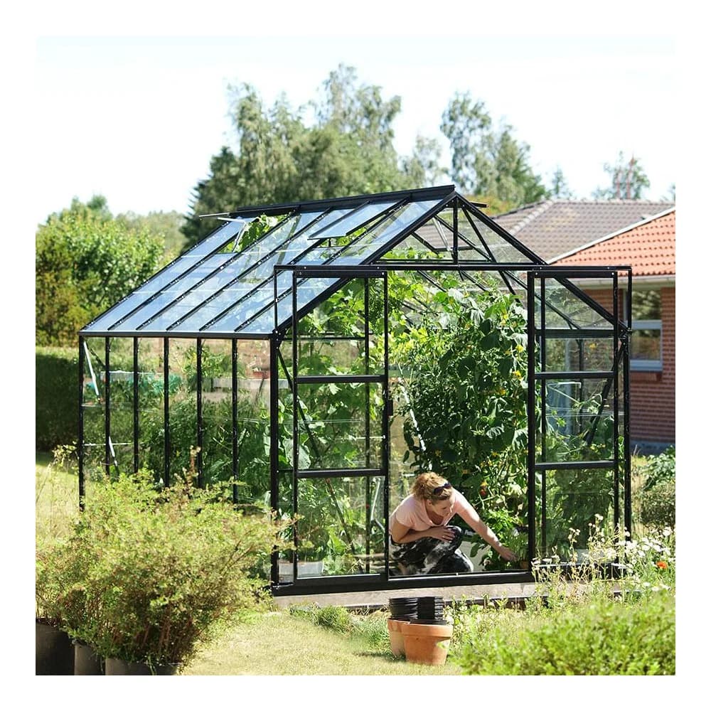 Vitavia Gewächshaus "Uranus 9900",schwarz,9,9 m2