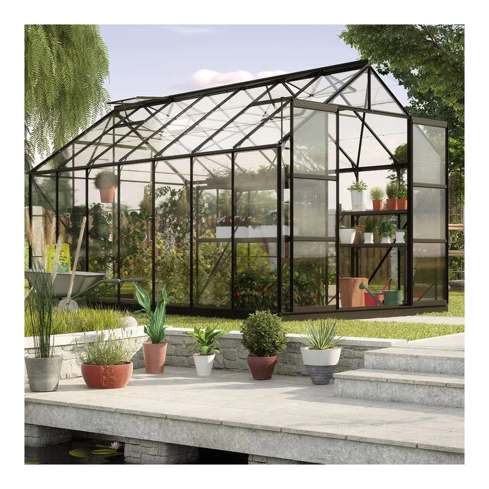 Vitavia Gewächshaus "Uranus 11500",schwarz,11,5 m2