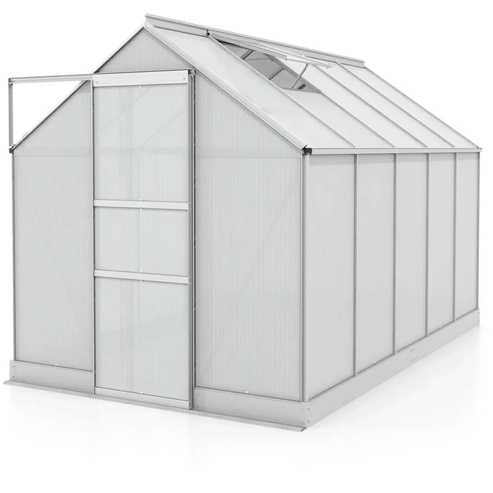 Vitavia Gewächshaus "Apollo 6200",aluminium eloxiert,6,2 m2