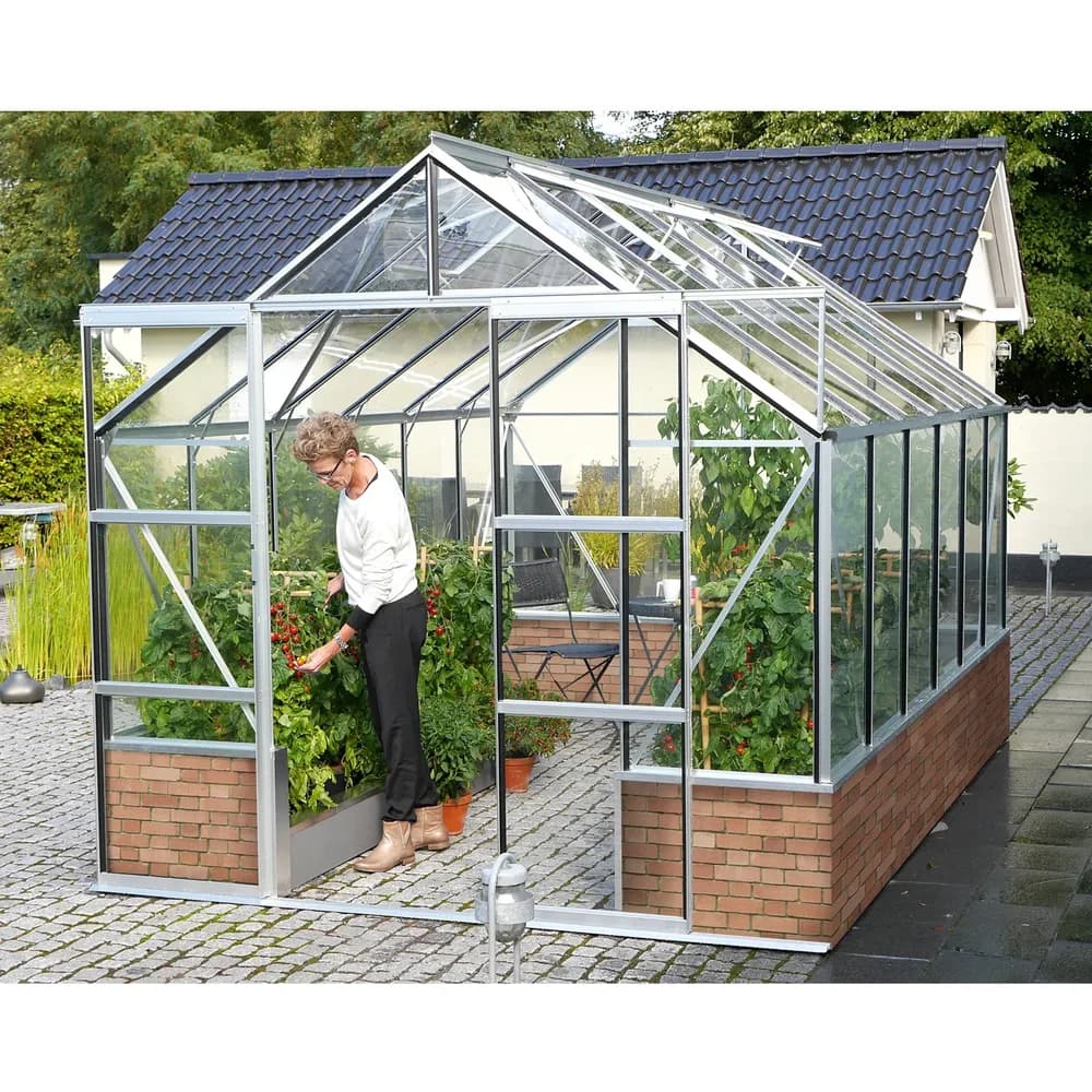 Vitavia Gewächshaus "Cassandra 9900",aluminium eloxiert,9,9 m2