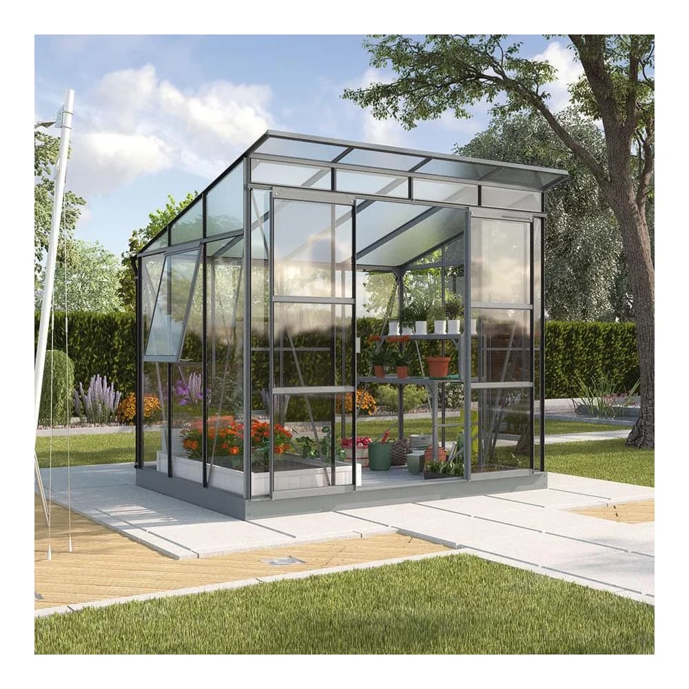 Vitavia Gewächshaus "Freya 5900",schwarz,5,9 m2