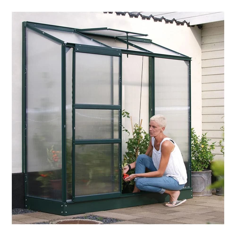 Vitavia Anlehn-Gewächshaus "Styx 1300",smaragd,1,3 m2