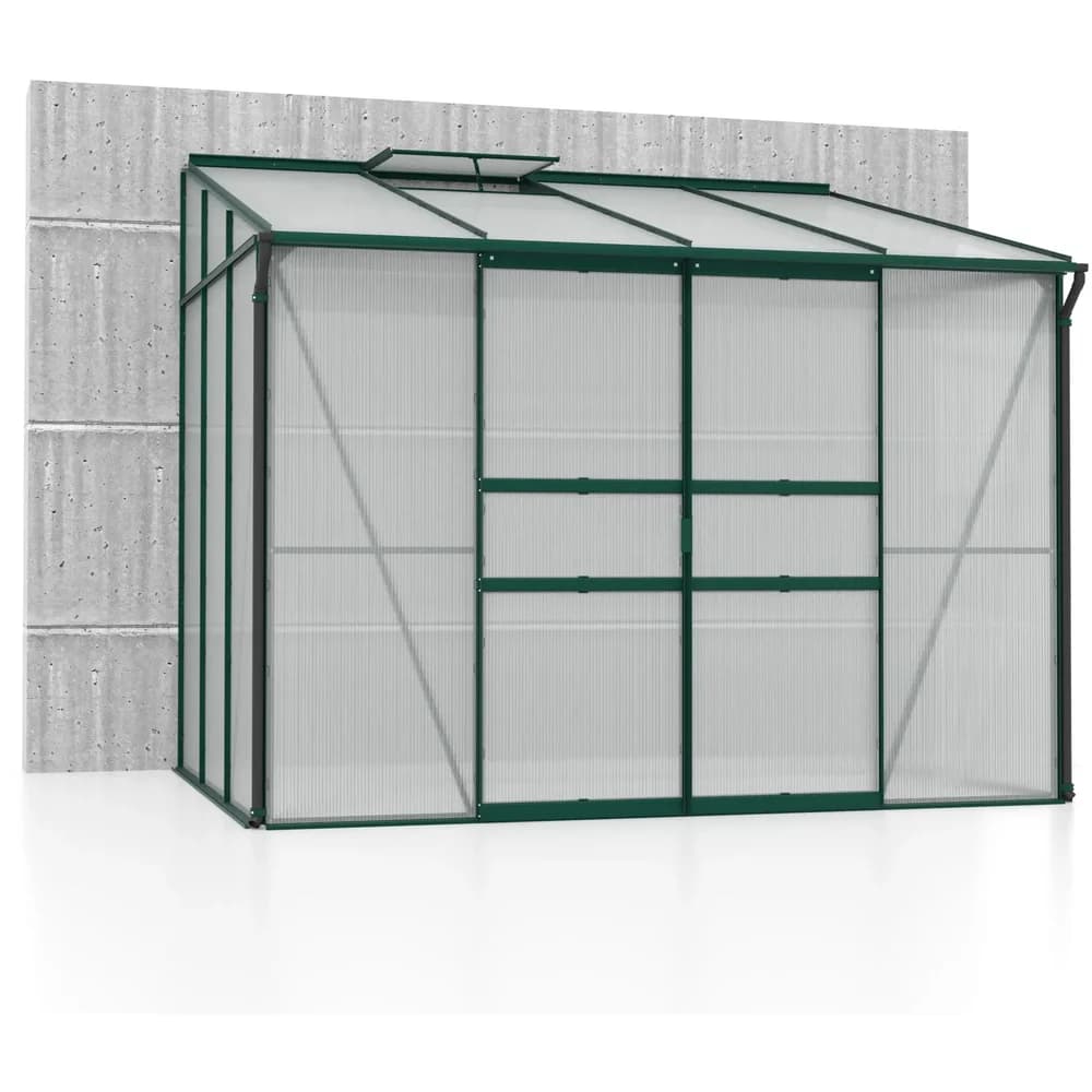 Vitavia Anlehn-Gewächshaus "Osiris 5200",smaragd,5,2 m2