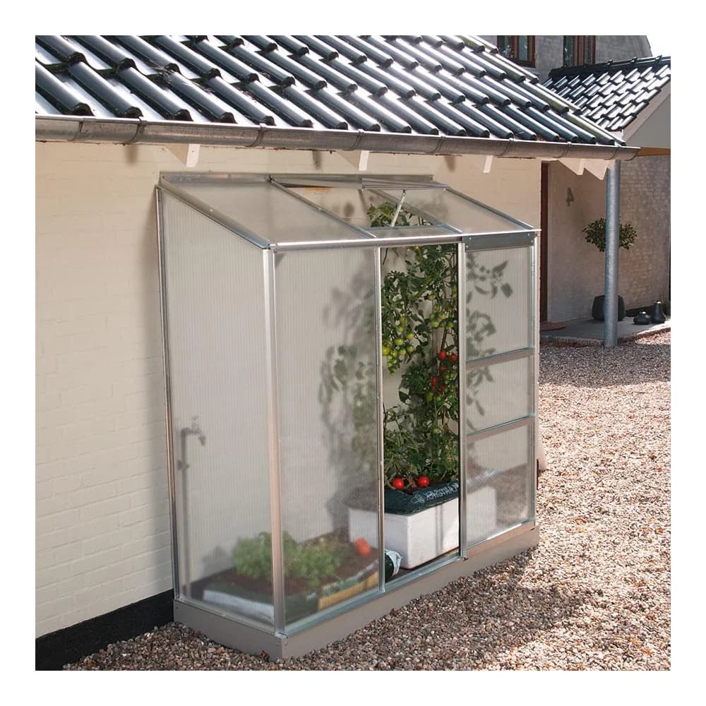 Vitavia Anlehn-Gewächshaus "Styx 1300",aluminium eloxiert,1,3 m2