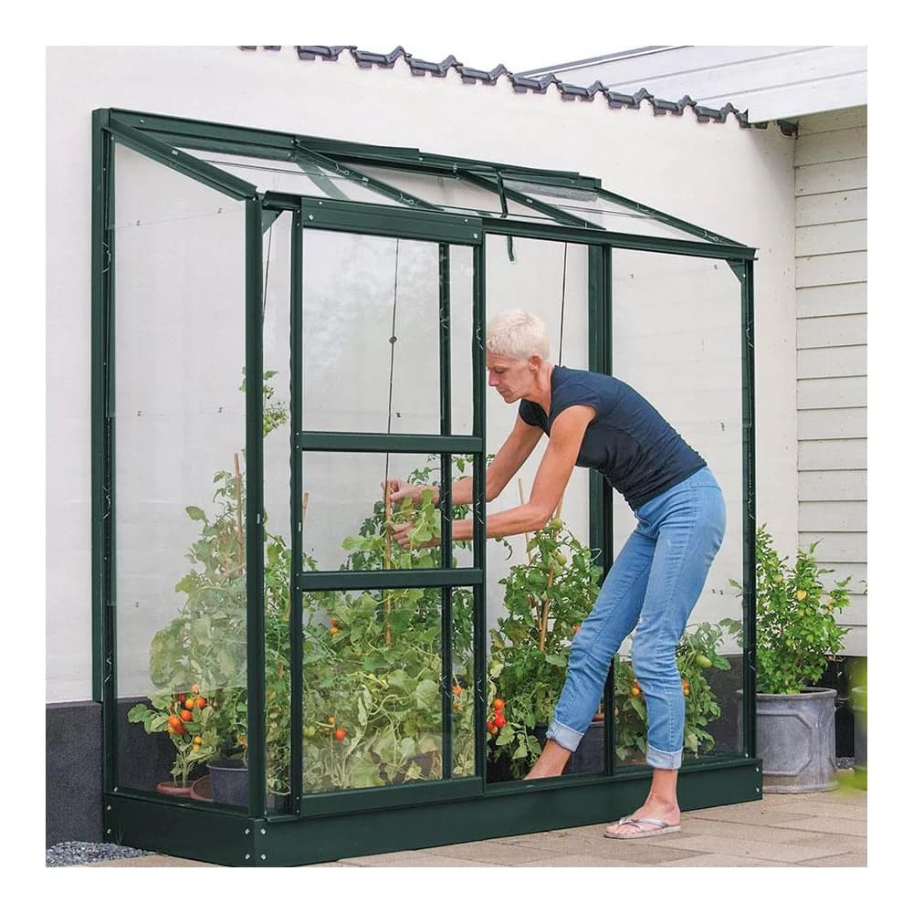 Vitavia Anlehn-Gewächshaus "Styx 1300",smaragd,1,3 m2