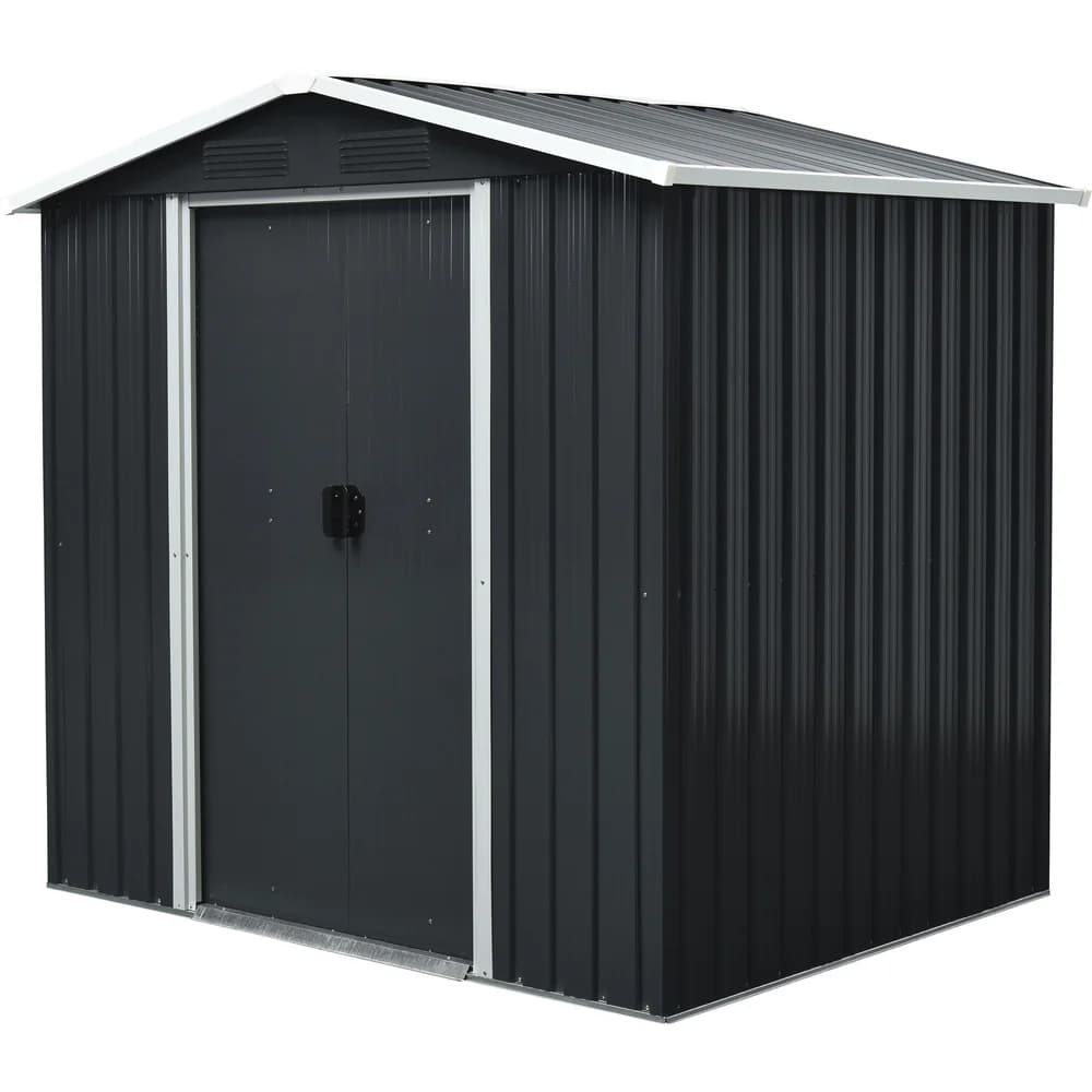 Pergart Gerätehaus "Düsseldorf II 65",schwarz,2,19 m2