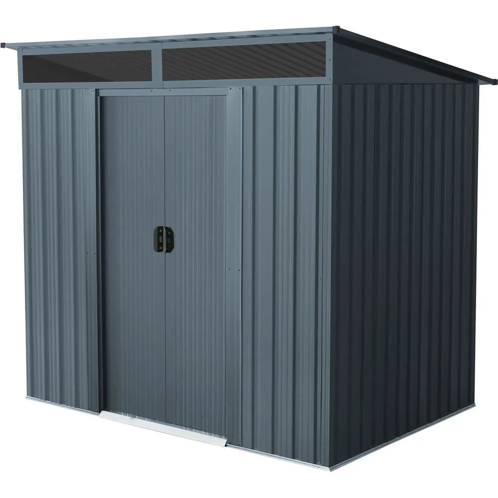 Pergart Gerätehaus "Lüttich 84",anthrazit matt,3,14 m2