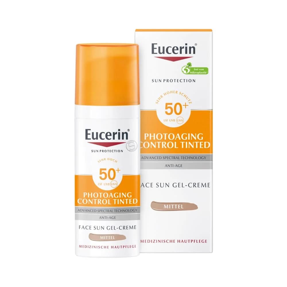 EUCERIN Sun CC Creme getönt mittel LSF 50+ 50 ml