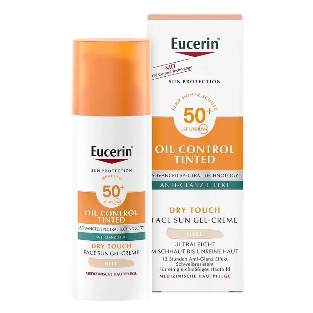 Eucerin Sun Oil Control tinted Creme LSF 50 ml