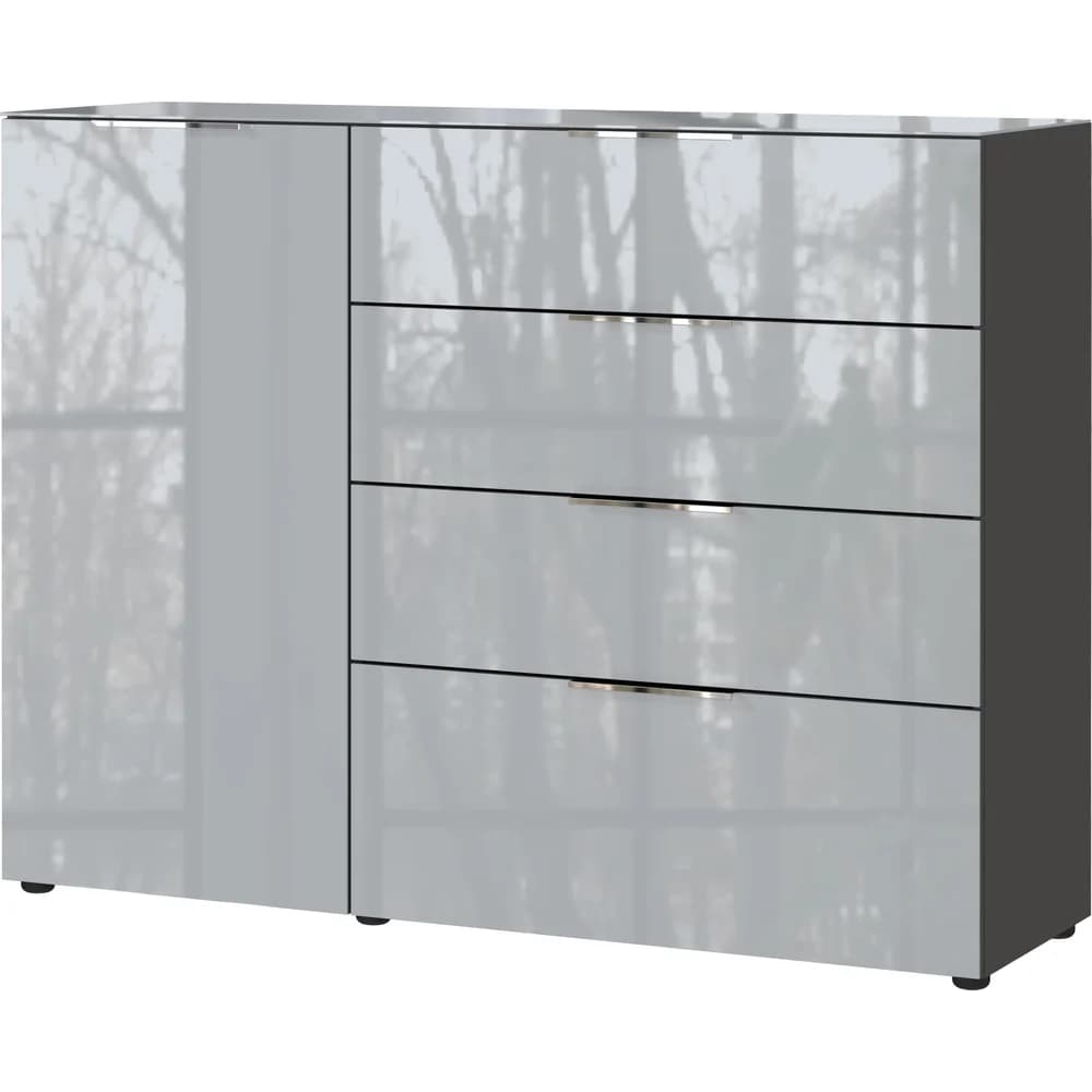 Germania-Werke Sideboard »Oakland« grau, 134x102x42 cm