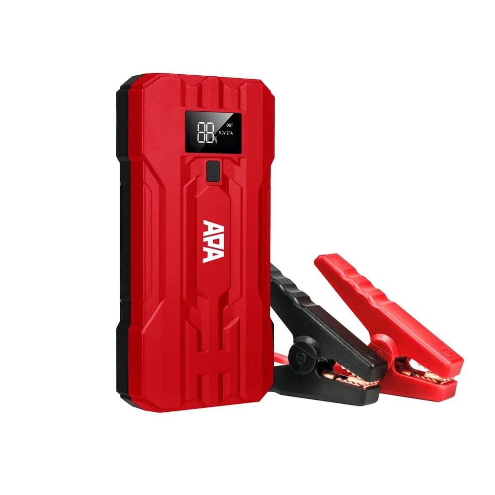 APA Lithium Powerbank10000 mAh mit Starthilfe - Rot
