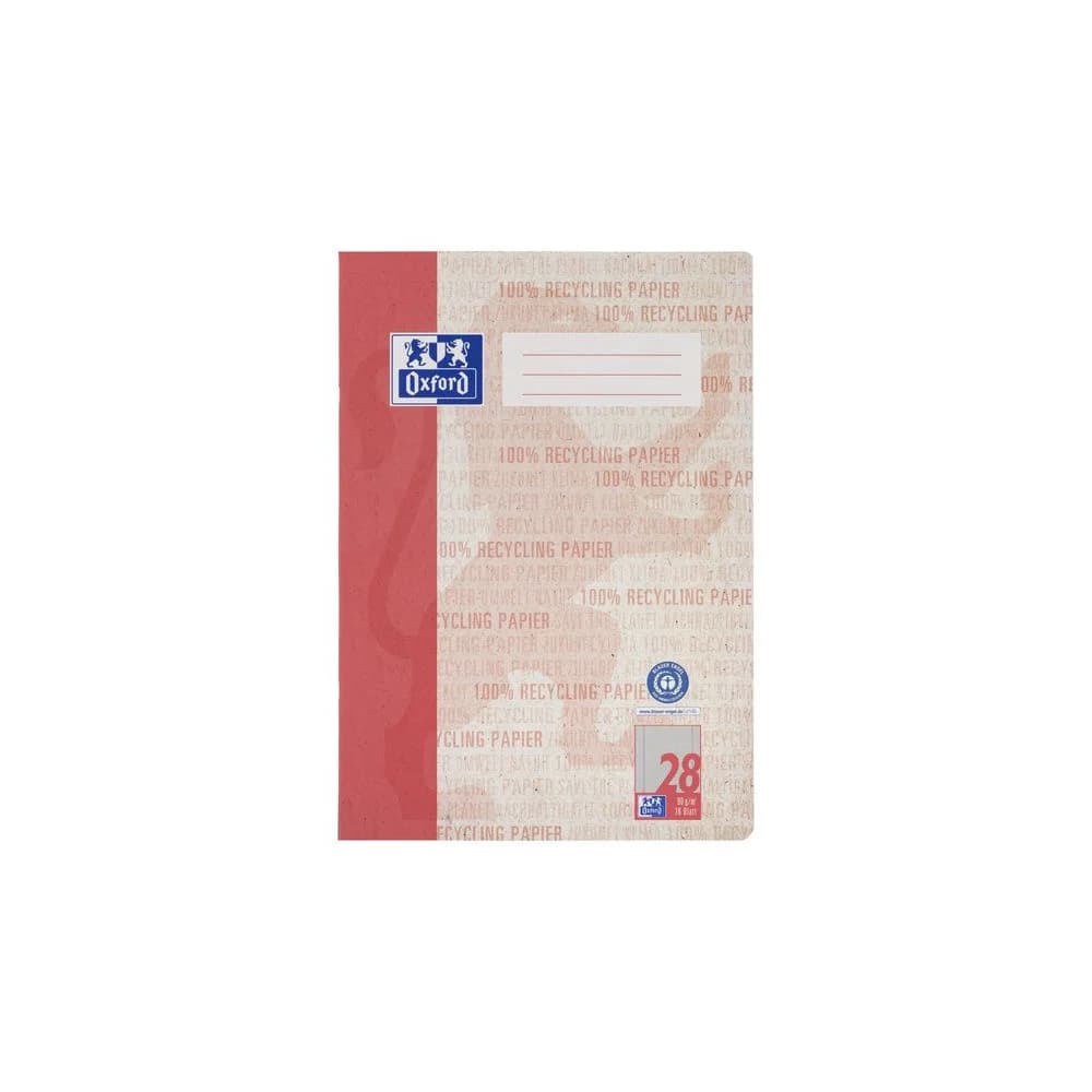 Oxford Schulheft 'Recycling', DIN A4, 16 Blatt, Lineatur 28