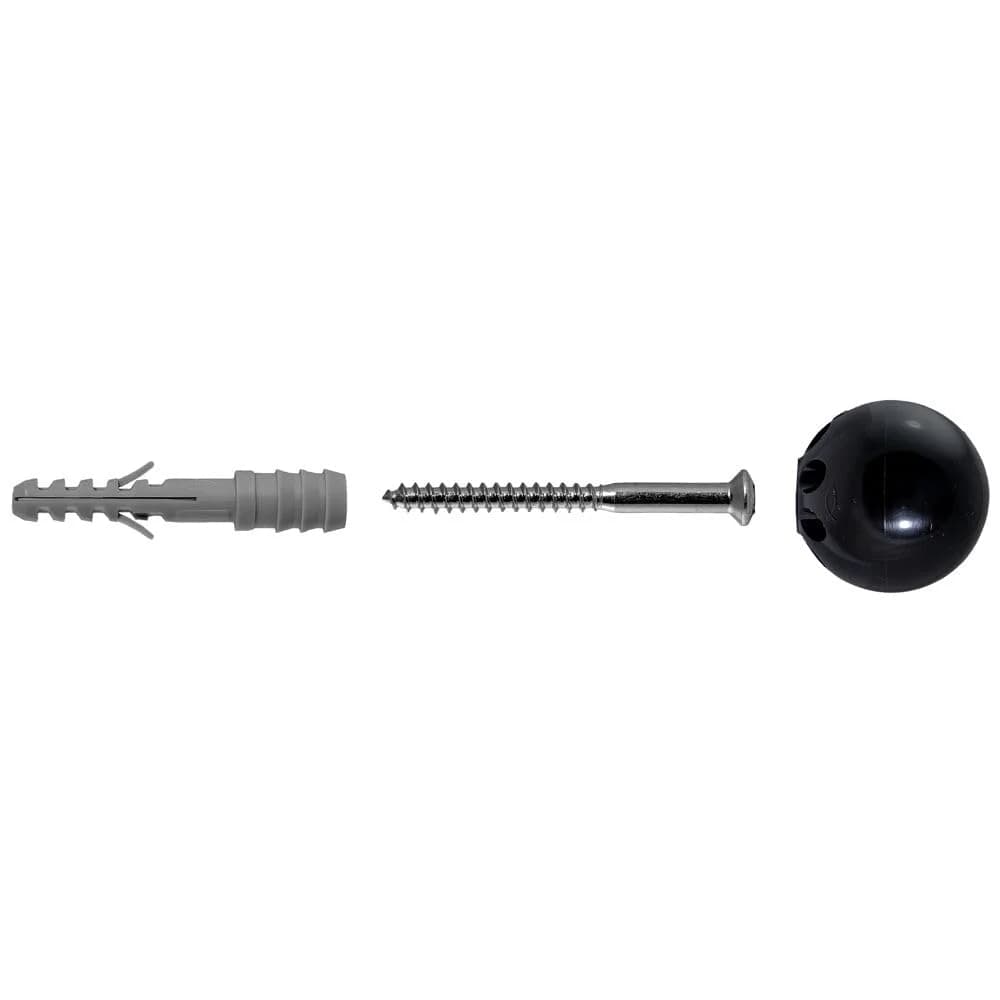 Fischer 5x Türstopper TS 8 S schwarz - 060539
