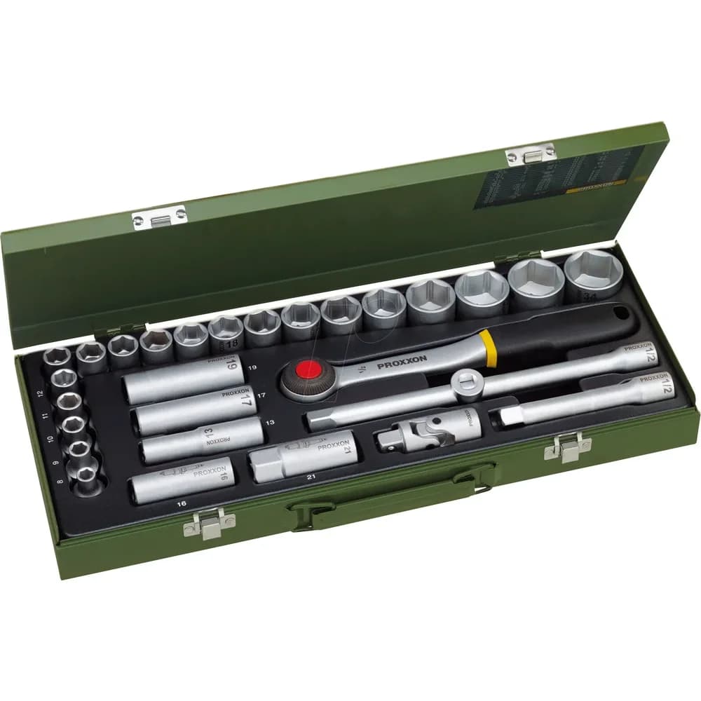 Proxxon Steckschlüsselsatz 1/2", 29-teilig