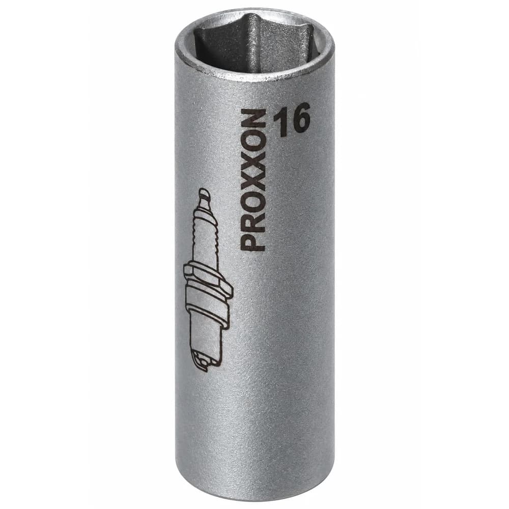 PROXXON 23442 Zündkerzen Nuss mit TPR Einlage 16mm Antrieb 12,5mm(1/2")