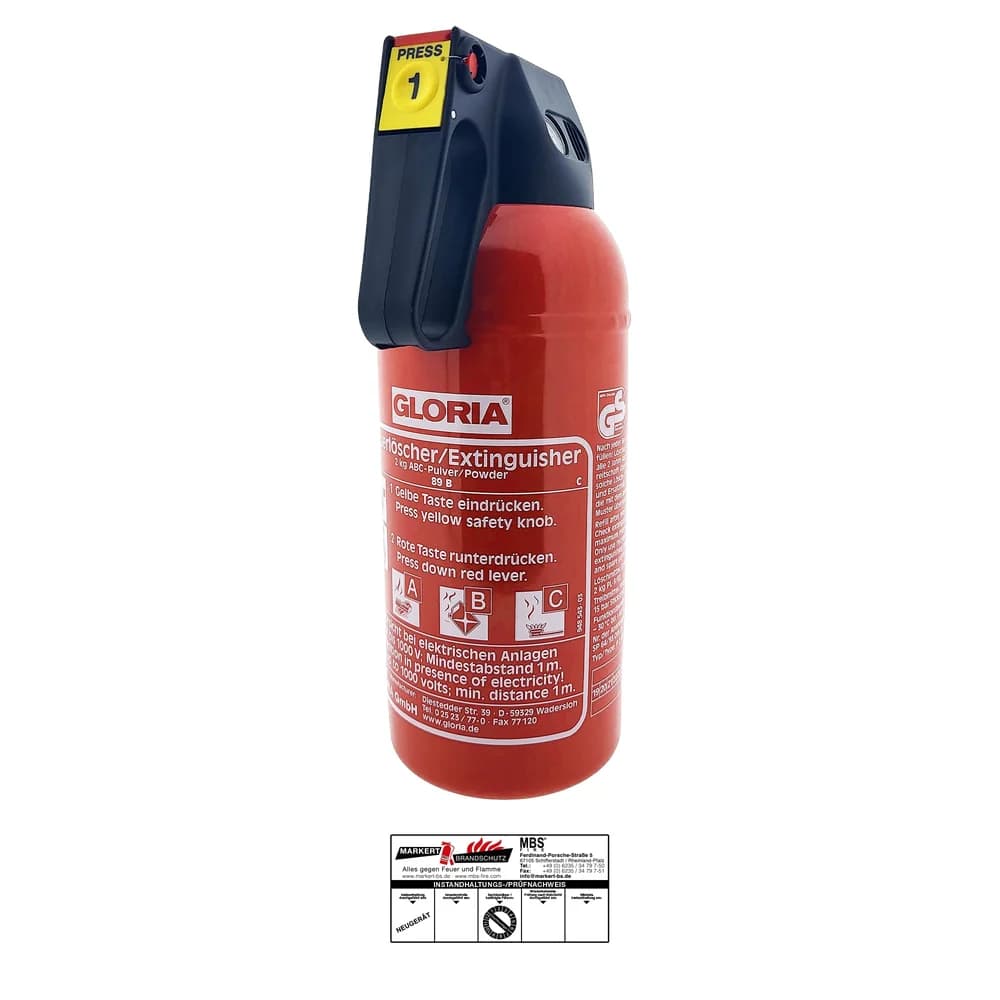 GLORIA P2GM - Feuerlöscher, Auto