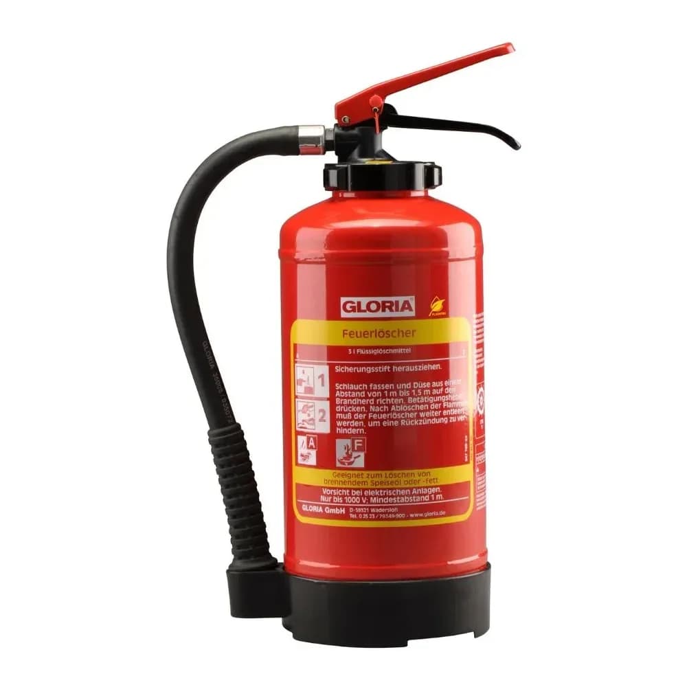 Gloria - FA 3 EASY - 3l - Fettbrand-Auflade-Feuerlöscher