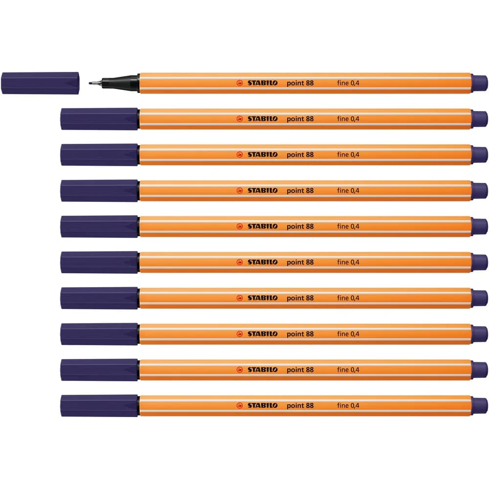 STABILO Point 88 Fineliner 0.4 mm Blau