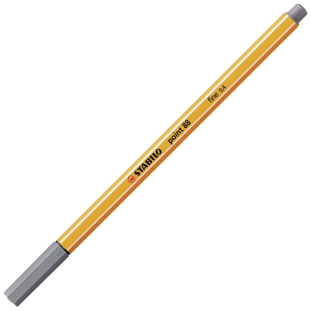 STABILO Feinschreiber point88 0,4mm d.grau