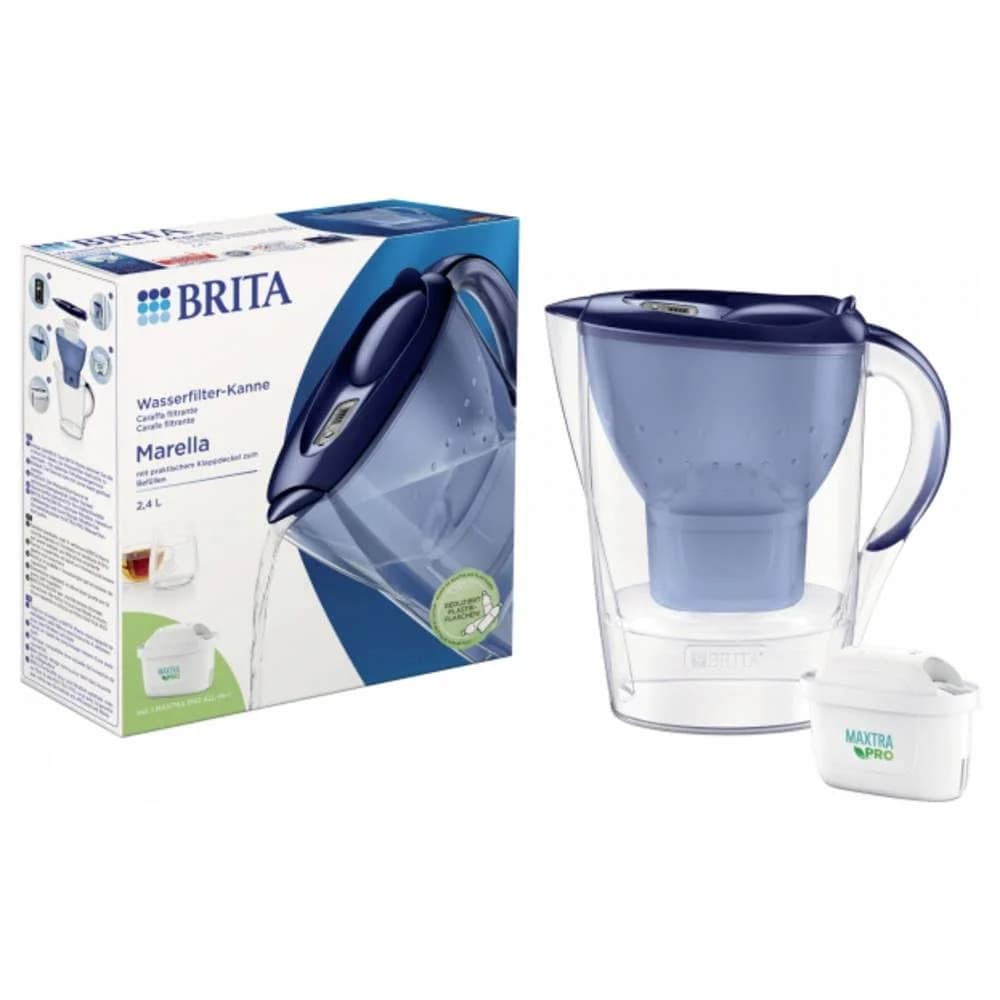 BRITA Marella MAXTRA PRO 125233 Wasserfilter Kanne 2,4 L Blau