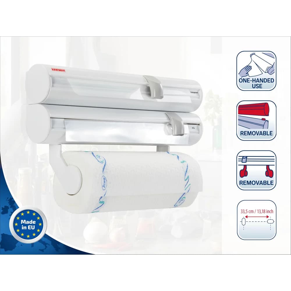 Leifheit Wandrollenhalter Küchenrollenhalter Rolly Mobil ComfortLine 25795