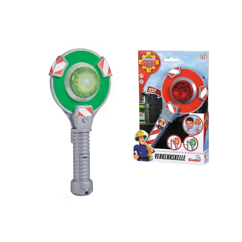 SIMBA Spielzeug-Feuerwehr Feuerwehr Feuerwehrmann Sam Verkehrskelle mit Licht 109252440