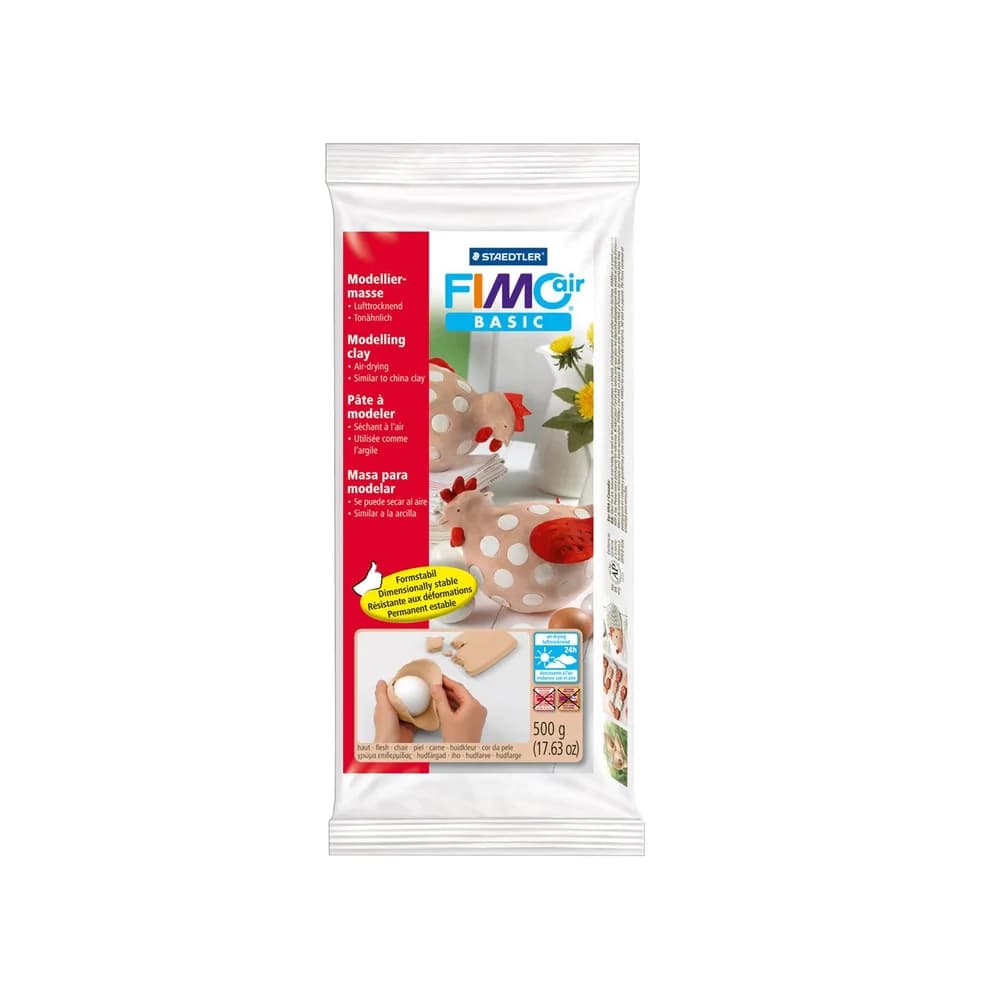 STAEDTLER FIMOair 8100 lufttrocknende Modelliermasse Einzelprodukt weiß, 500g