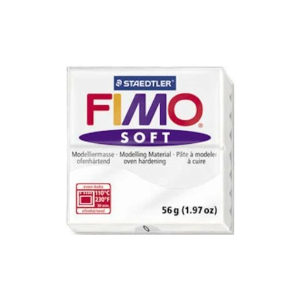 FIMO 8020-0 Modelliermasse soft weiß