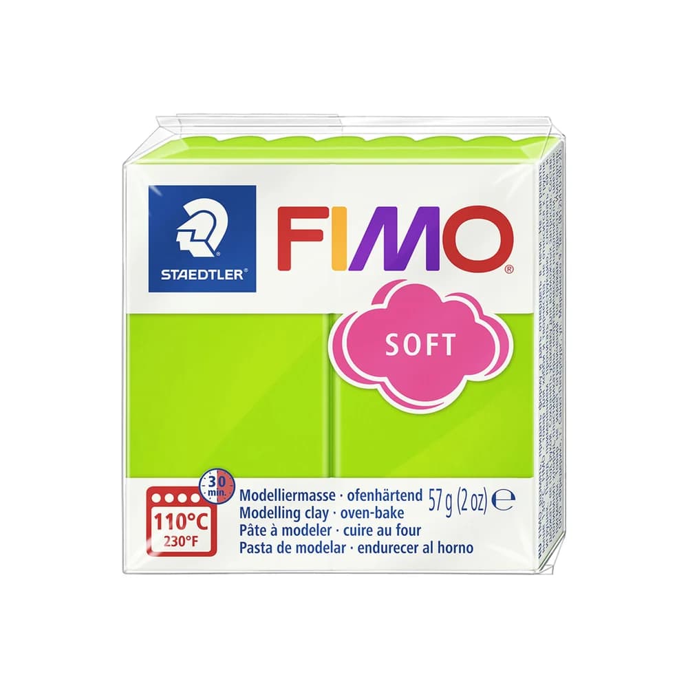 STAEDTLER Bastelnaturmaterial Fimo Soft apfelgrün 57 Gramm grün