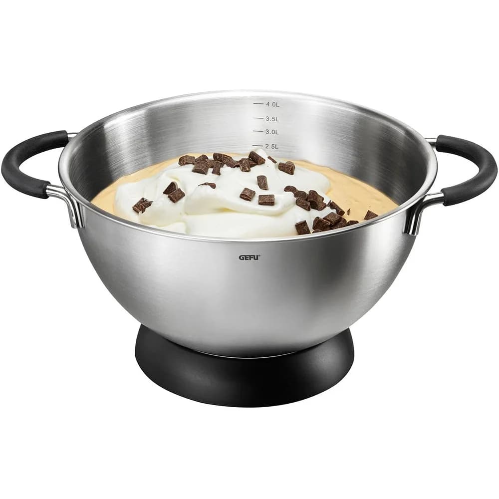 GEFU Rührschüssel mit Standring "Mesco" 24 cm