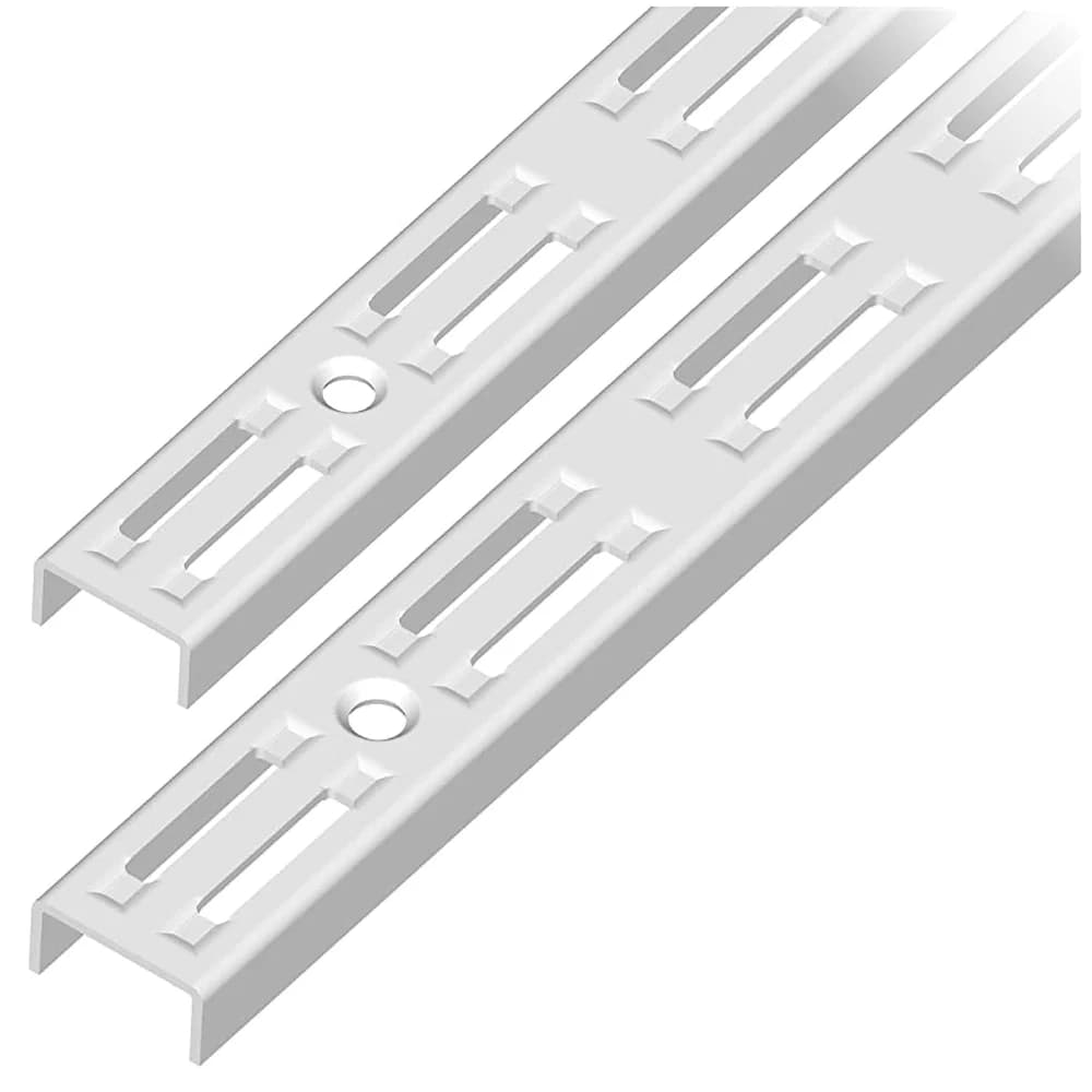 DIY, Wandschiene 10001 zweireihig,L 1.000mm weiß