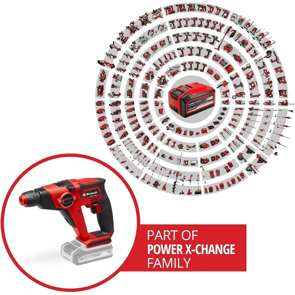 Einhell Akku-Bohrhammer TE-HD 18/12 Li - Solo (4513970)