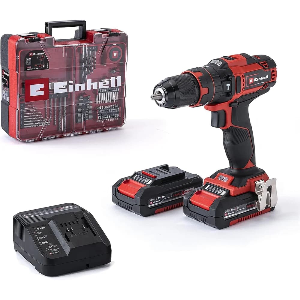 Einhell Akku-Schlagbohrschrauber TE-CD 18/40 Li-i +64 (2x2,0Ah)