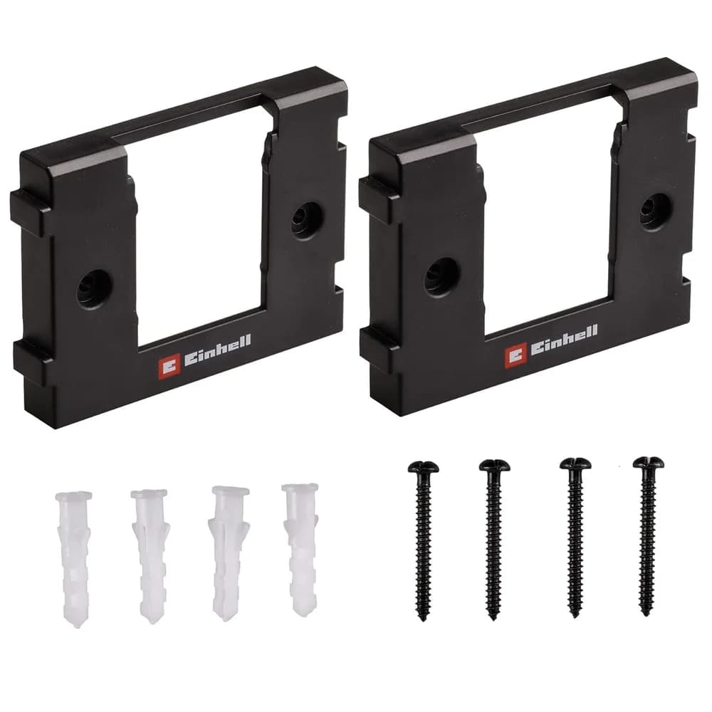 Einhell Werkzeughalter 4514155, Set, 2-tlg., PXC Akku-Wandhalterung, mit Befestigungsmaterial schwarz