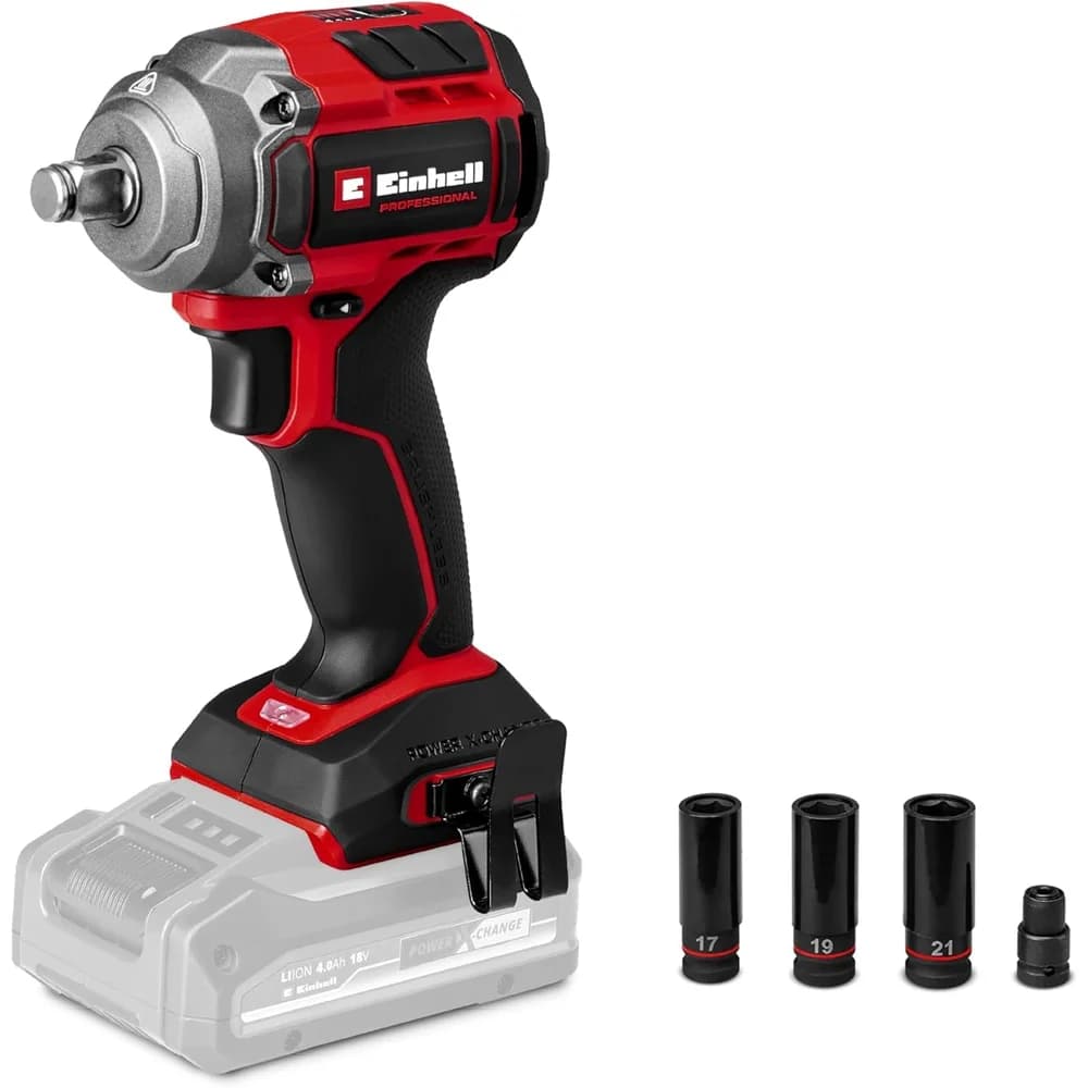 Einhell Professional Akku-Schlagschrauber TP-CW 18/350-C Li BL-Solo - Rot