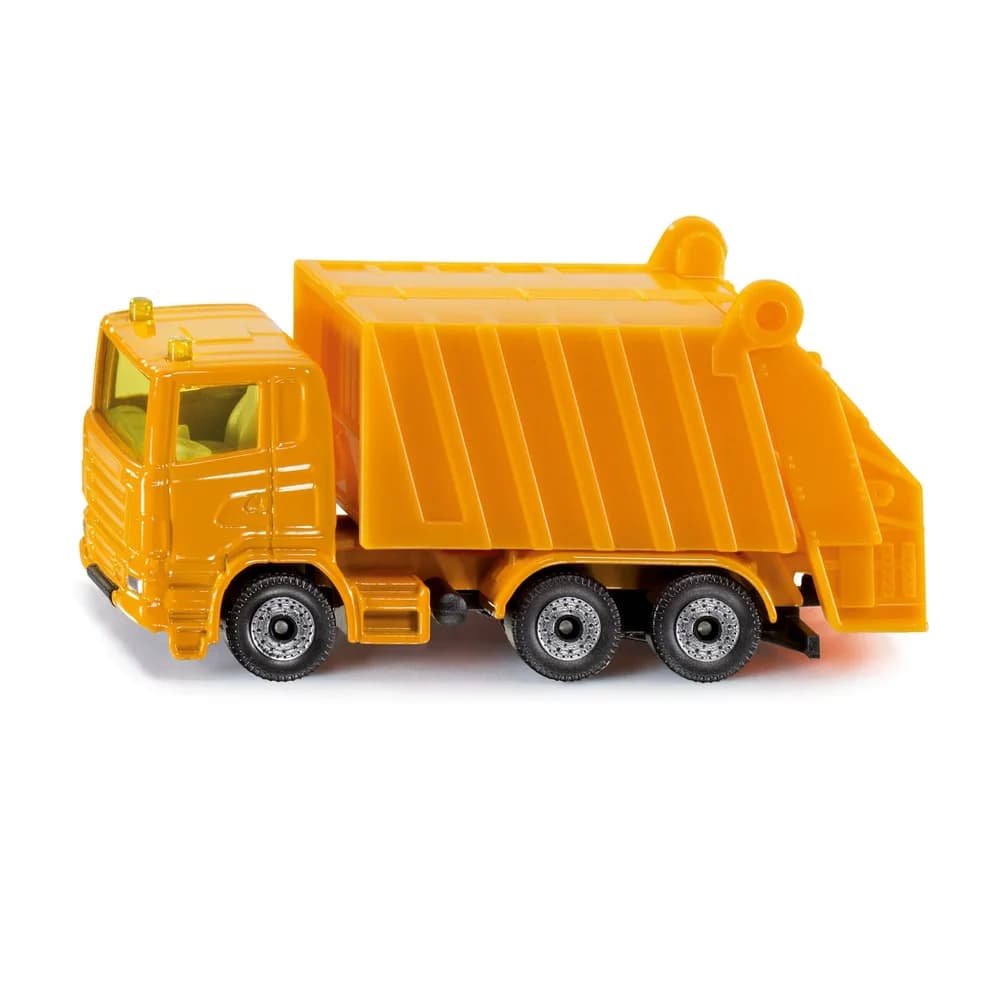 Siku Spielzeug-Müllwagen orange