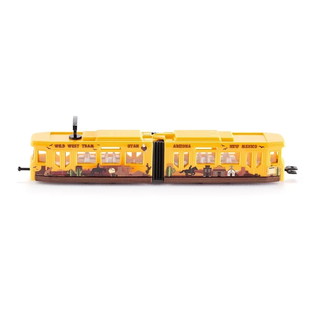 Siku Personenwagen siku Straßenbahn gelb