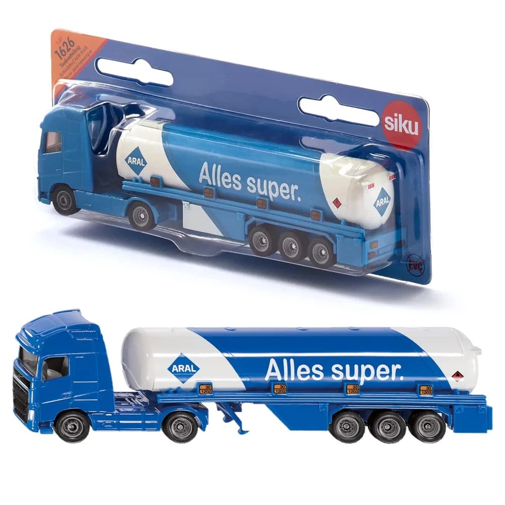 Siku Modellauto Tanksattelzug blau